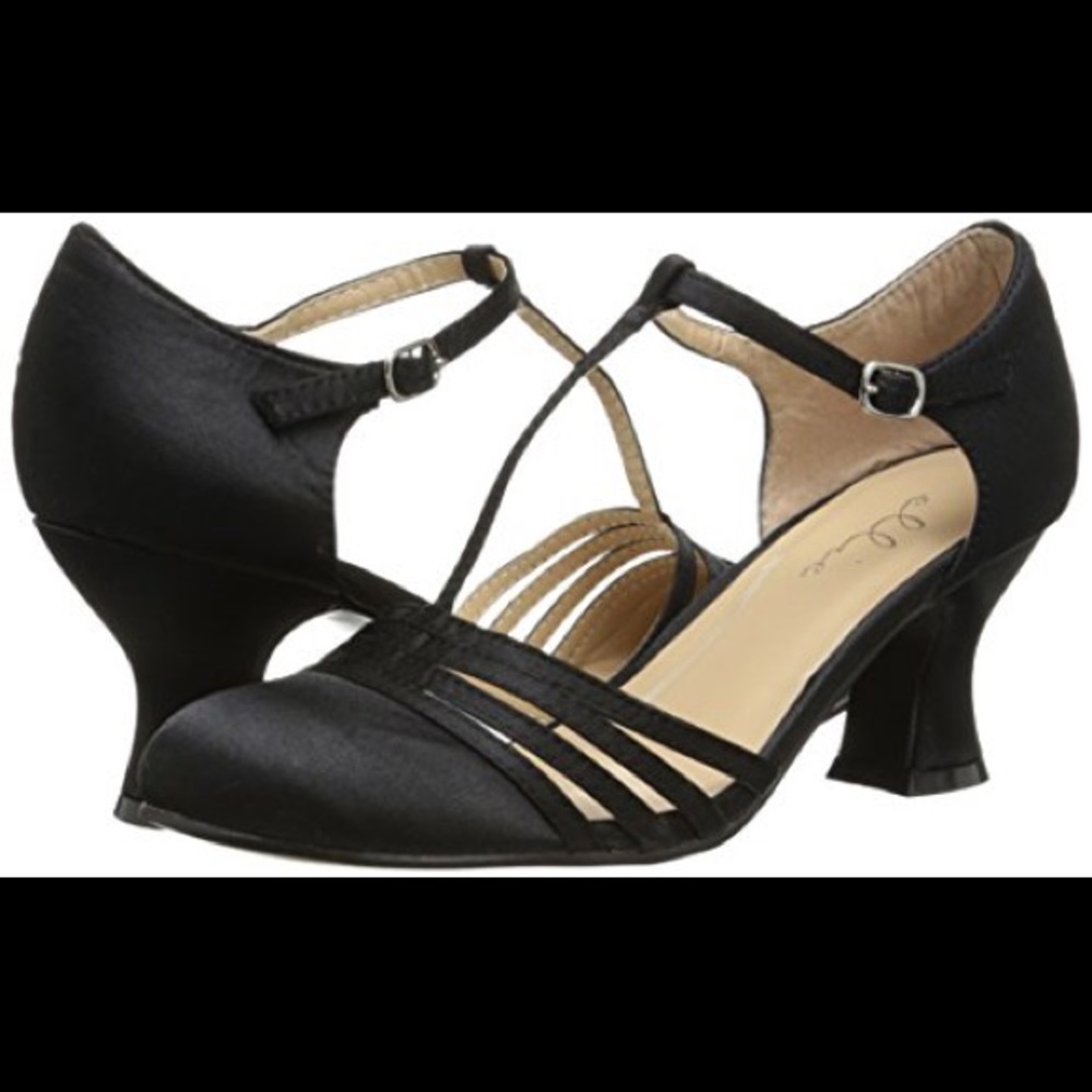 Ellie black 254-Lucille dance dress shoes